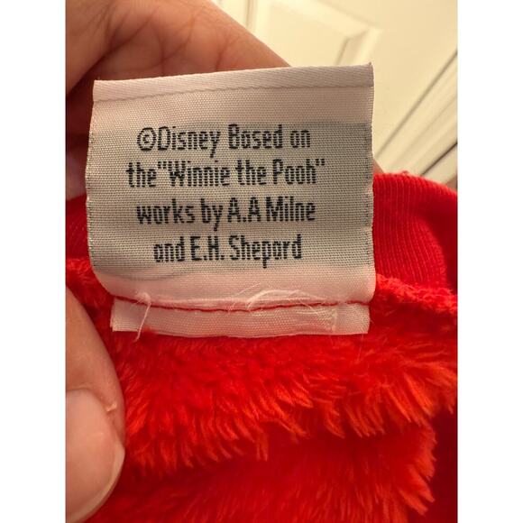 Disney's Winnie the Pool Christmas Sweatshirt Chenille Flleece - Picture 3 of 6